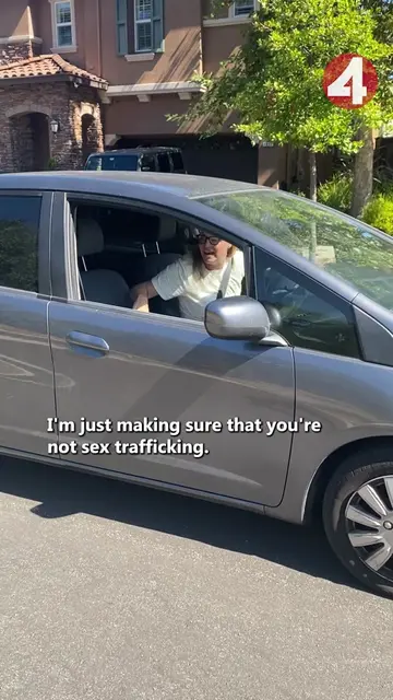 A woman was caught on camera accusing a man of color of trafficking his own daug