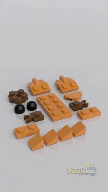 We Are LEGO Groot in Micro Scale "I am Groot!" Step-by-step 3D model assembly an