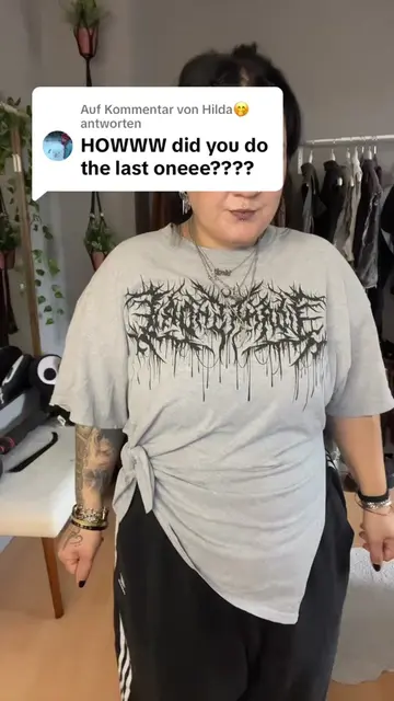 Antwort auf @Hilda🤭  CROP YOUR SHIRT LIKE THIS! It’s snatching and hiding your 