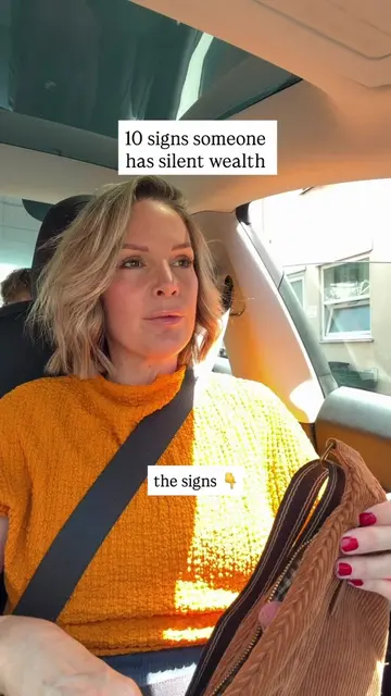 Some subtle signs 👇 1️⃣They drive a modest, paìd-off car and have zero interest