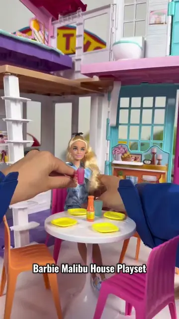 The Barbie Malibu House playset is ready for imaginations to move right in with 