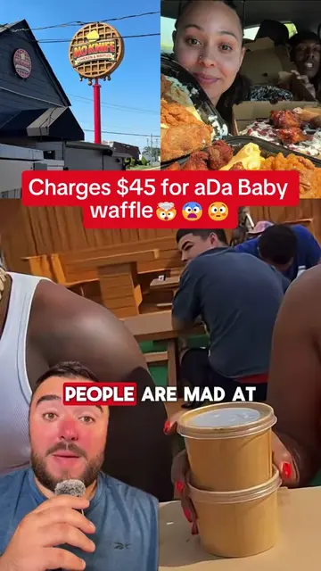 Da baby opened a new chicken and waffles restaurant and I charging $45 #dababy #