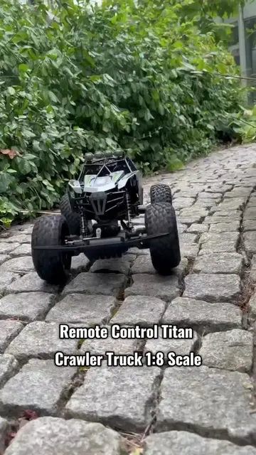 Get ready to conquer rough terrain with the Remote Control Titan Crawler Truck! 