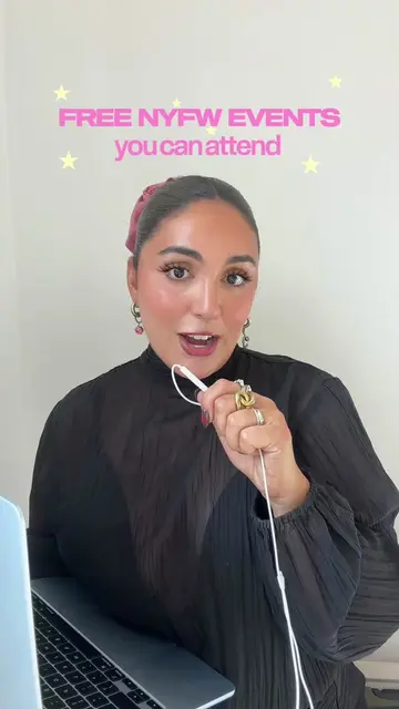 Caption: I've been making a list of all the NYFW Events you can attend completel