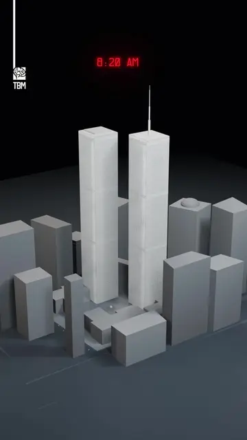 9/11 Simulated in 3D - In honor of the victims of September 11, 2001, and everyo