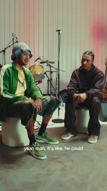 Yussef Dayes caught up with Saiming before their set at the Hypebeast x @PUMA.UK