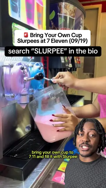 🥤🔥 WOULD YOU FILL A GIANT CONTAINER WITH A SLURPEE?! 🔎 Find more deals on Pep