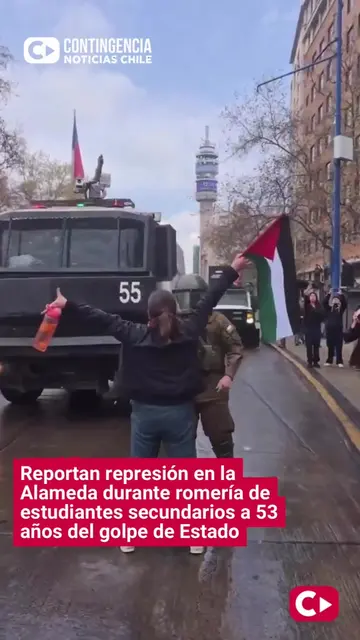 🔴 URGENTE | 11-S Durante la romería de estudiantes secundarios que se desarroll