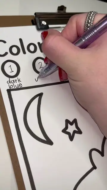 A little spooky color by number 👻🎃 • • • #coloring #writing #spooky 