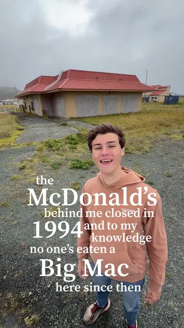 Eating a Big Mac at a McDonald’s that hasn’t been open since 1994. The realizati