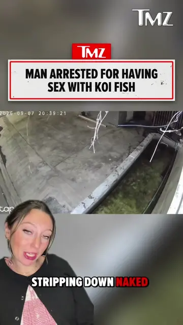 👀🐟 A man in Thailand was arrested after he was caught on camera stripping down