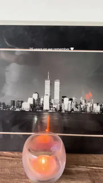 25 years ago today, my husband was in New York. He was due to go up the Twin Tow