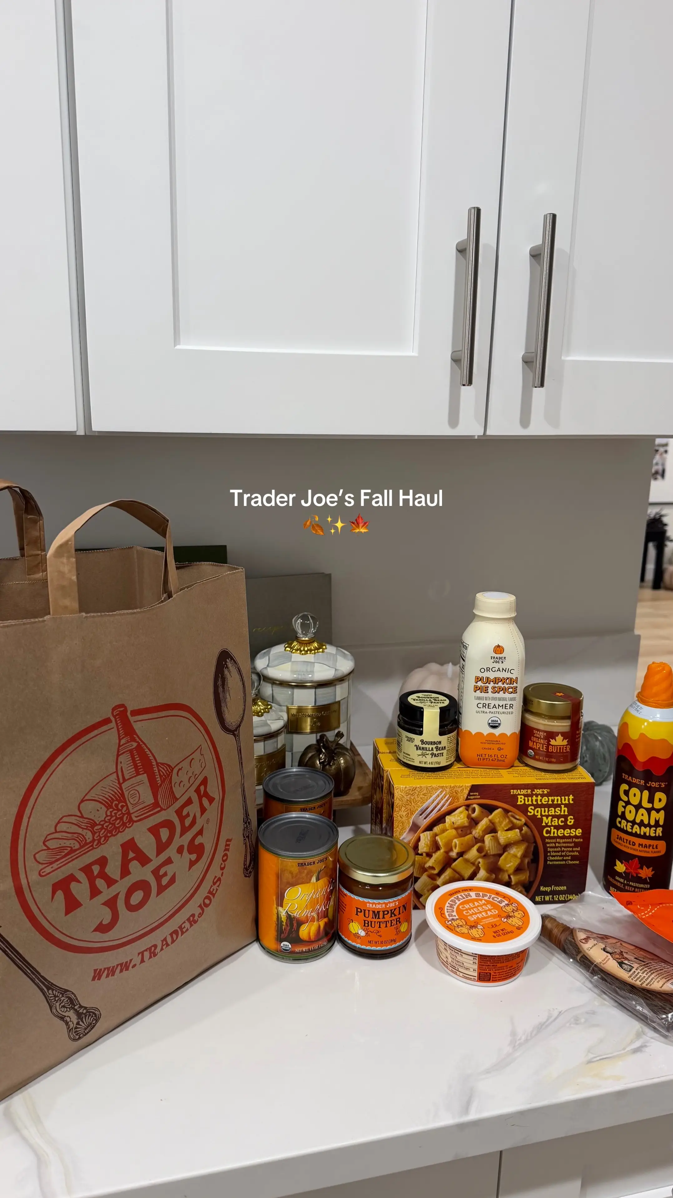 it’s officially the BEST season at trader joe’s 😍 #traderjoeshaul #traderjoesfa