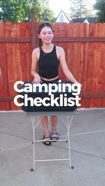 What I actually pack for a camping trip 🏕️🌲 Everything except food + cooking g