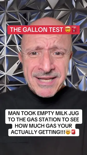 People have been taking empty milk jugs to the gas station to see how much gas t