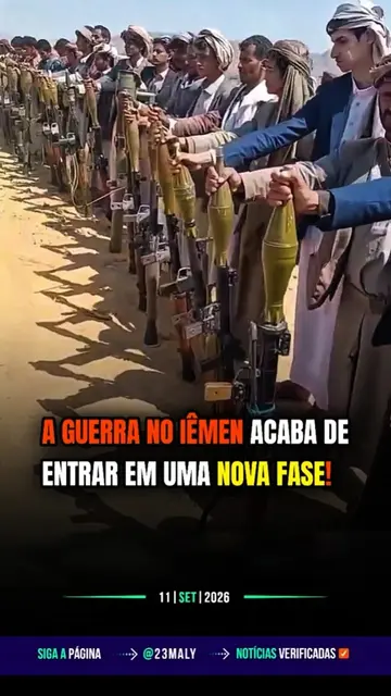🚨 ÚLTIMA HORA:  GUERRA NO IÊMEN ENTRA EM UMA NOVA FASE! #23maly #new #guerra #o