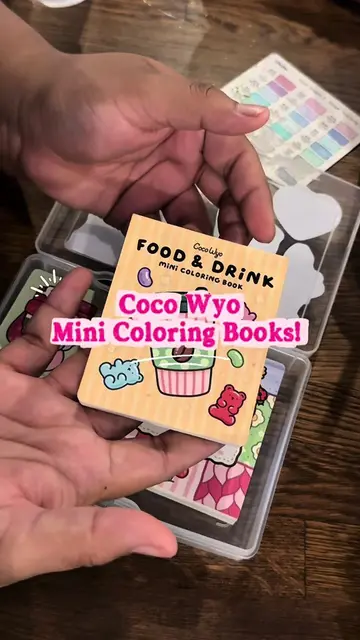 POV: you found the cutest mini coloring book 🎀✨ perfect for throwing in your ba