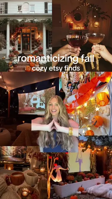 We are romanticizing fall time! 🍁☕️🕯️☁️ These are some favorites from Etsy I’m