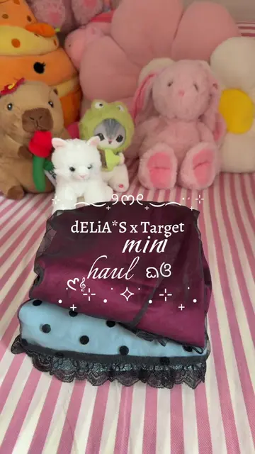 a little mini haul I got from the dELiA*S x @target collab!!💘 isn’t the skirt t