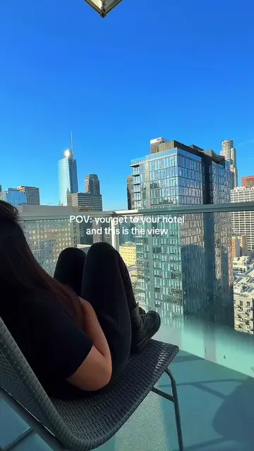 LA looks a little different from up here 👀  This is the 2 bedroom corner suite,