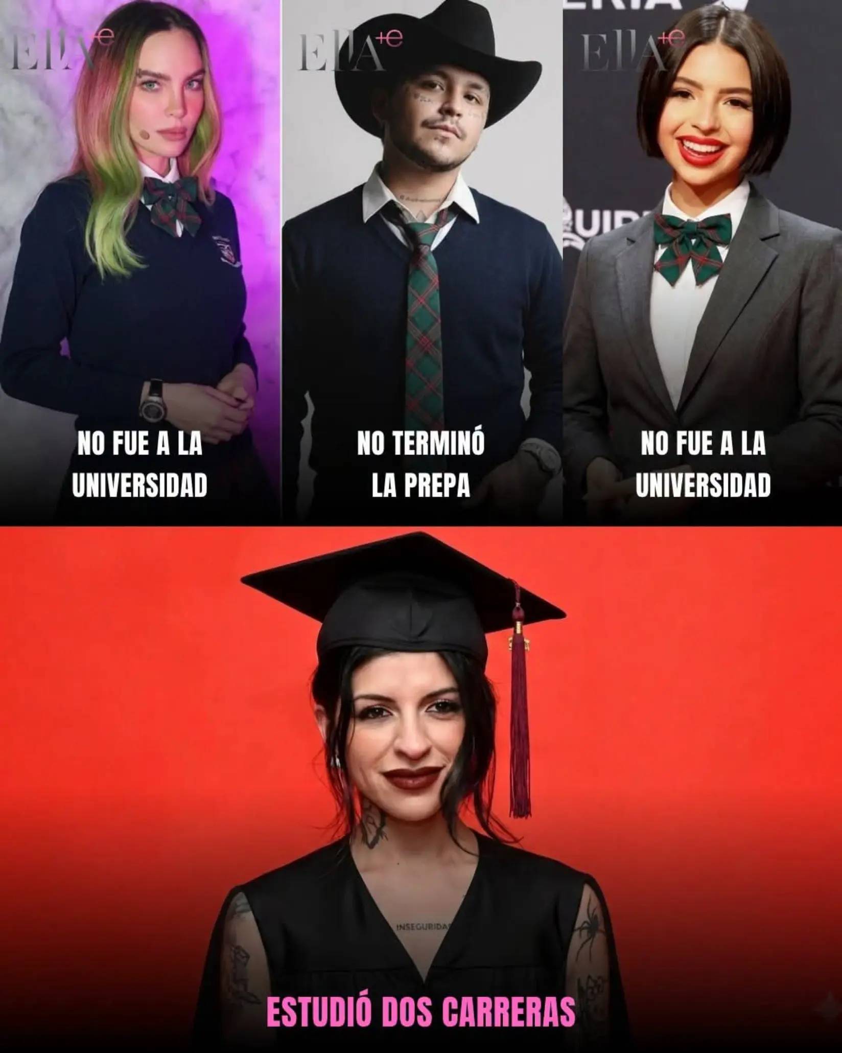 ¡AQUÍ TAMBIÉN HAY DIFERENCIAS ENTRE CAZZU, NODAL, ÁNGELA Y BELINDA! 🎓🔥🍿 Mient