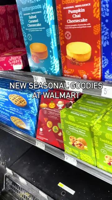 Walmart just dropped new Bettergoods seasonal goodies 🤩🎃🍨 Stuffing bites, pum