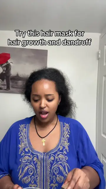 I swear by this mask 💯#fyp #viralvideo #hairmask #hairgrowth #naturalhair 