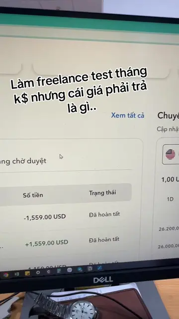 Khi bạn nói tháng kiếm hơn k$ từ công việc freelance testing.  Nhưng những thứ m