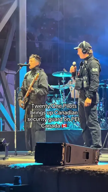 Twenty One Pilots brings up Canadian security guard on Prince Edward Island, Can