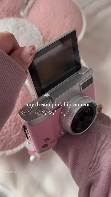 my pink flip digital camera 💗💫 #retrocamera #digicam #4kdigitalcamera #digital