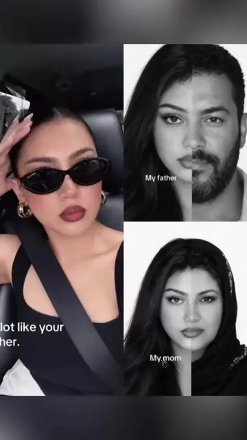 Gemini ChatGPT how to make the you look like your mom trend. family resemblance 