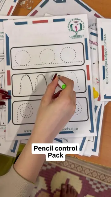 Little hands, big progress! ✏️ Our Pencil Control Activity Pack is designed to h