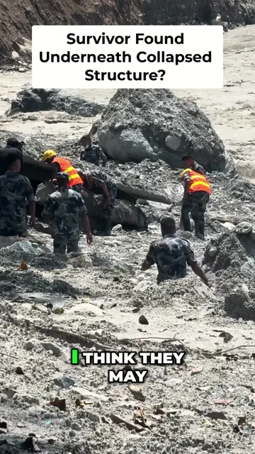Hope for survivors in the rubble. Praying for miracles as rescue efforts continu