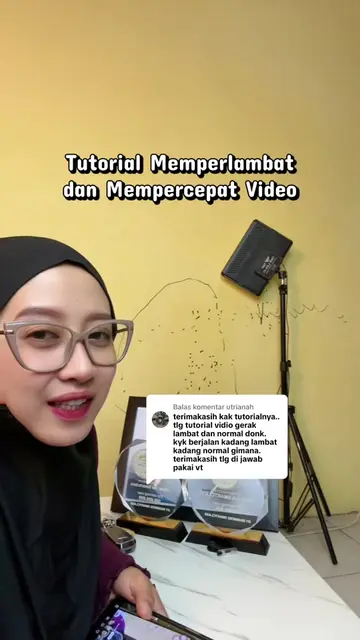 Membalas @utrianah Tutorial Memperlambat dan Mempercepat Video #tutorialeditvide