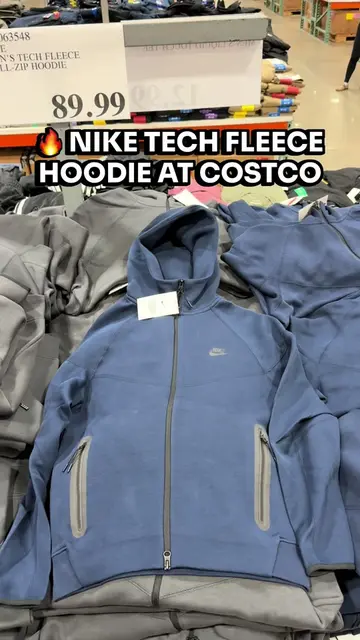 😍 This Nike Men's Tech Fleece Full-Zip Hoodie at Costco is such a cozy upgrade 