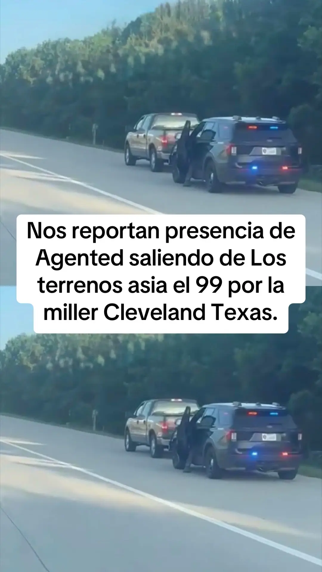 Nos reportan presencia de Agented saliendo de Los terrenos asia el 99 por la mil