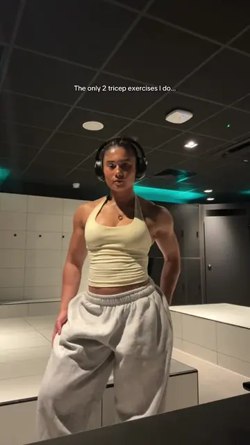 You asked soo here are the only 2 tricep exercises I do 🙂‍↔️ @DFYNE / dc RHIANN
