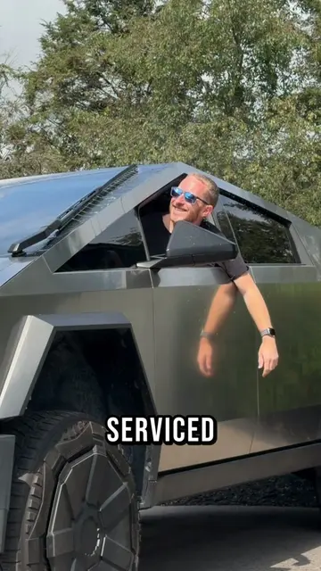 I totally felt like a real mechanic doing service on my Tesla Cybertruck today. 