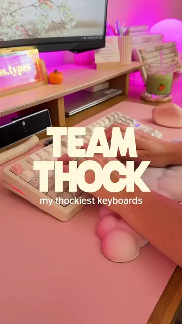 Here are my thockiest keyboards! Hope you enjoy 💗 #thockykeyboard #creamykeyboa