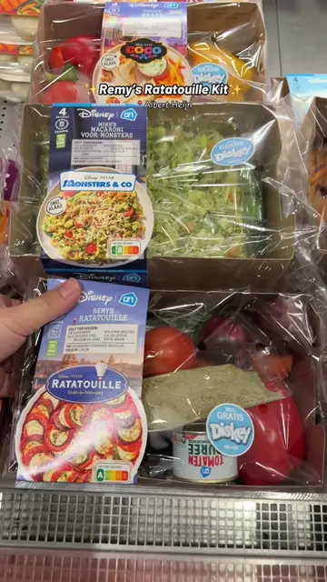 Remy’s Ratatouille at Albert Heijn?! 🍅✨ You can now make Ratatouille inspired b