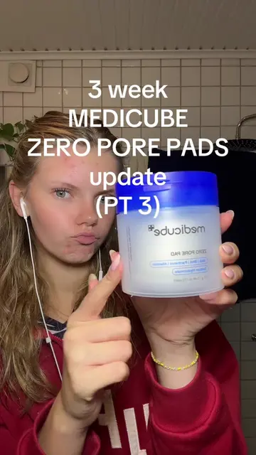 PT 3 using the medicube zero pore pads!! NOT AN AD, bought with MY money!! my sk