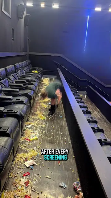 I Clean Up After Avatar Screenings… And It’s Absolutely Disgusting #cleaninghack