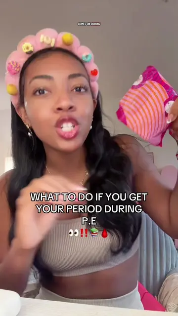 Your period starting during P.E. does NOT have to become a nightmare 🩸 Save thi