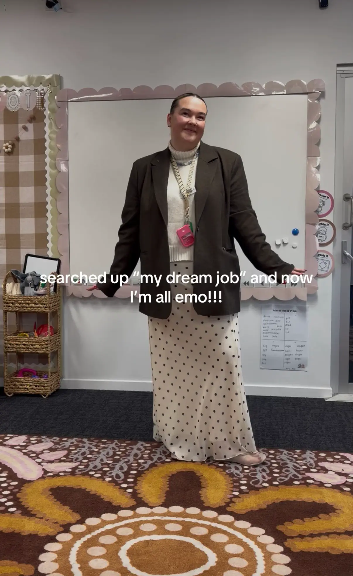 i made it 🥹 #dreamjob #teacher #graduateteacher #teachersoftiktok