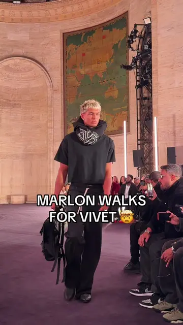 MOGLON 🥶 @Marlon #vivetshow #vivet #marlon #kaicenat #newyorkfashionweek 