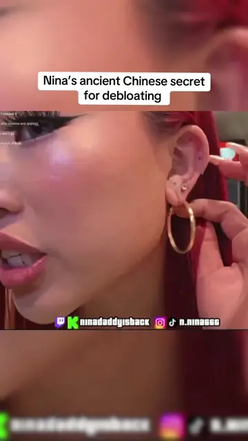 @Nina Lin puts us on to ear seeding to help with debloating! #ninalin #bloated #
