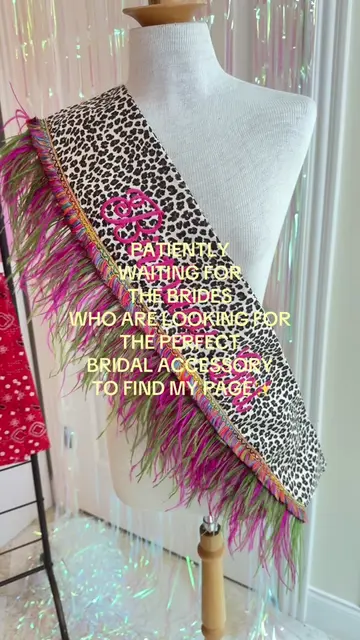 your custom bridal sash is waiting. the best gift for a bride to be (or for your