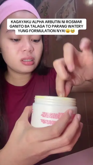 @Rosmarskinessentials @ROSMAR ganito ba talaga to maam rosmar?? #alphaarbutin #k