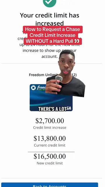 My Chase limit went from $13,800 → $16,500 from one request. 💳📈 If Chase shows