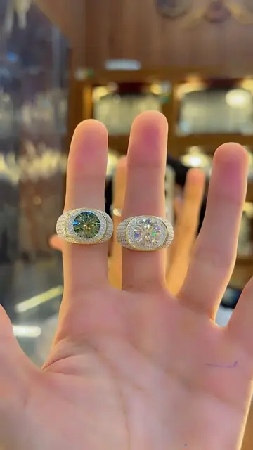 Beautiful Moissanite rings #gemstone #fouryou #foryoupage #fahadkhan0314 #unfree